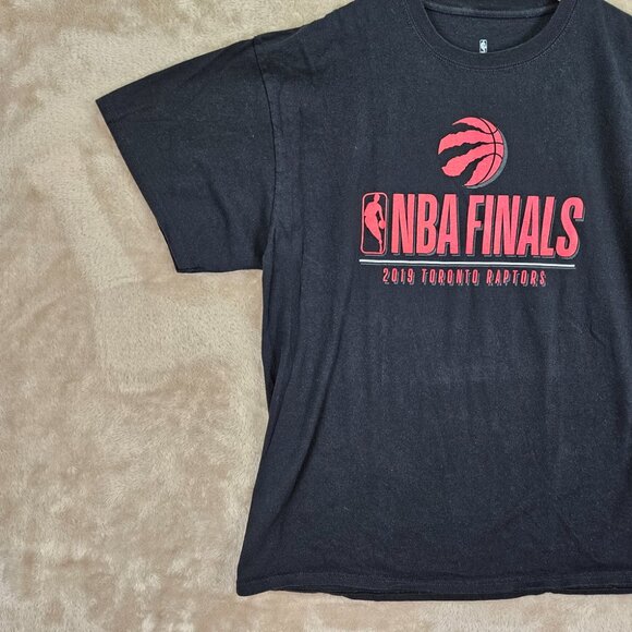Toronto Raptors 2019 NBA Finals T-Shirt Mens Size XL Black Short Sleeve Fan Gear - Picture 7 of 10